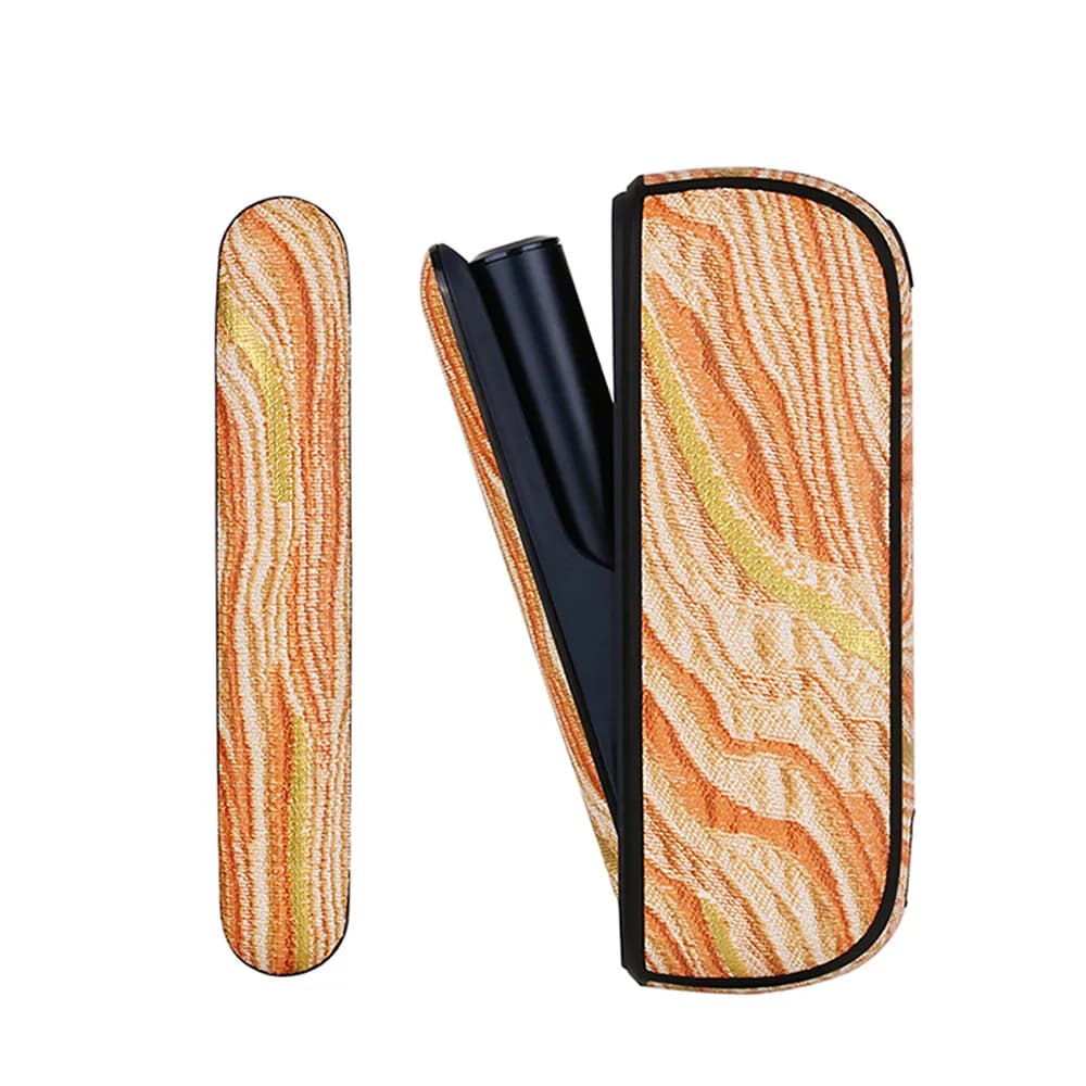 IQOS Cover Set – Orange Gold Wave