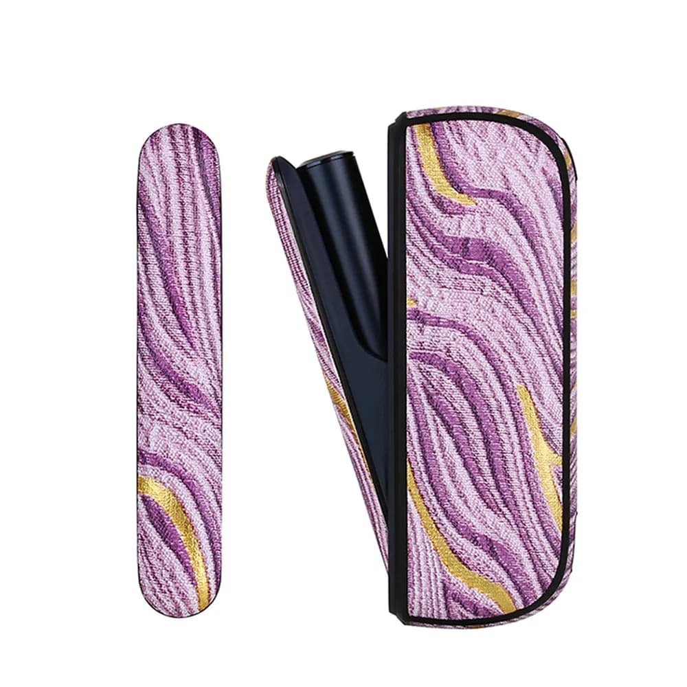 IQOS Cover Set – Lilac Gold Wave